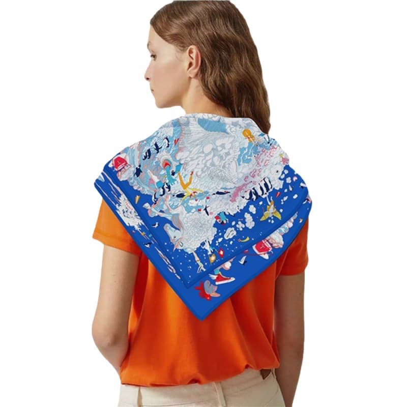 スカーフ 名画コレクション 芸術の薫り
