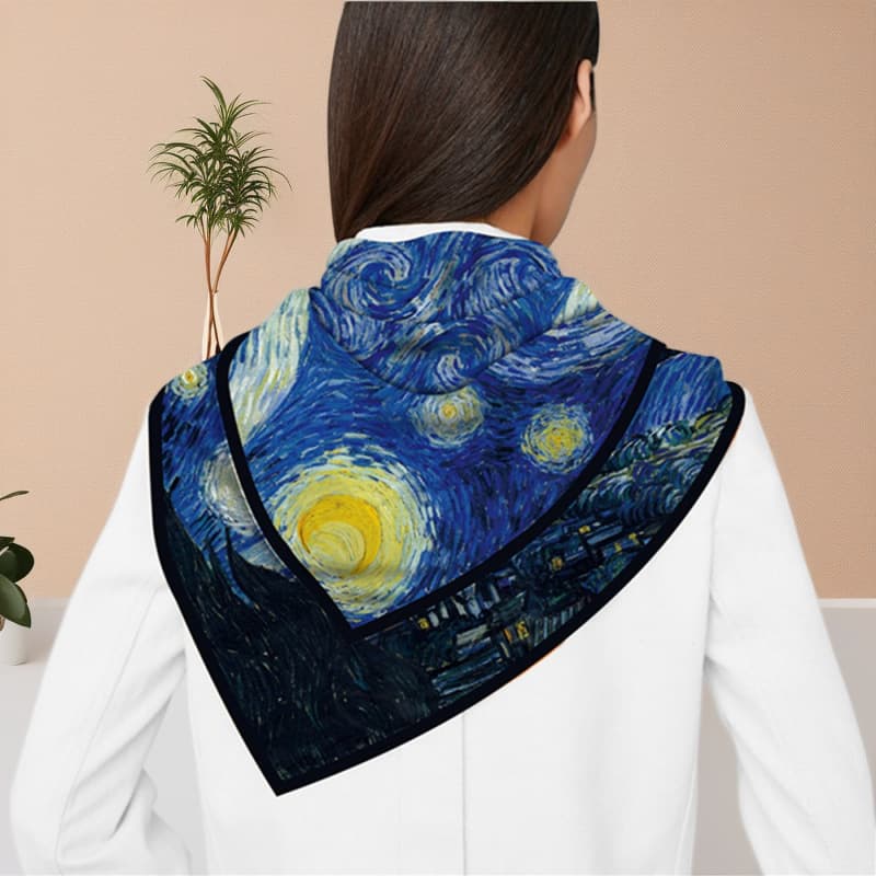 スカーフ 名画コレクション 芸術の薫り