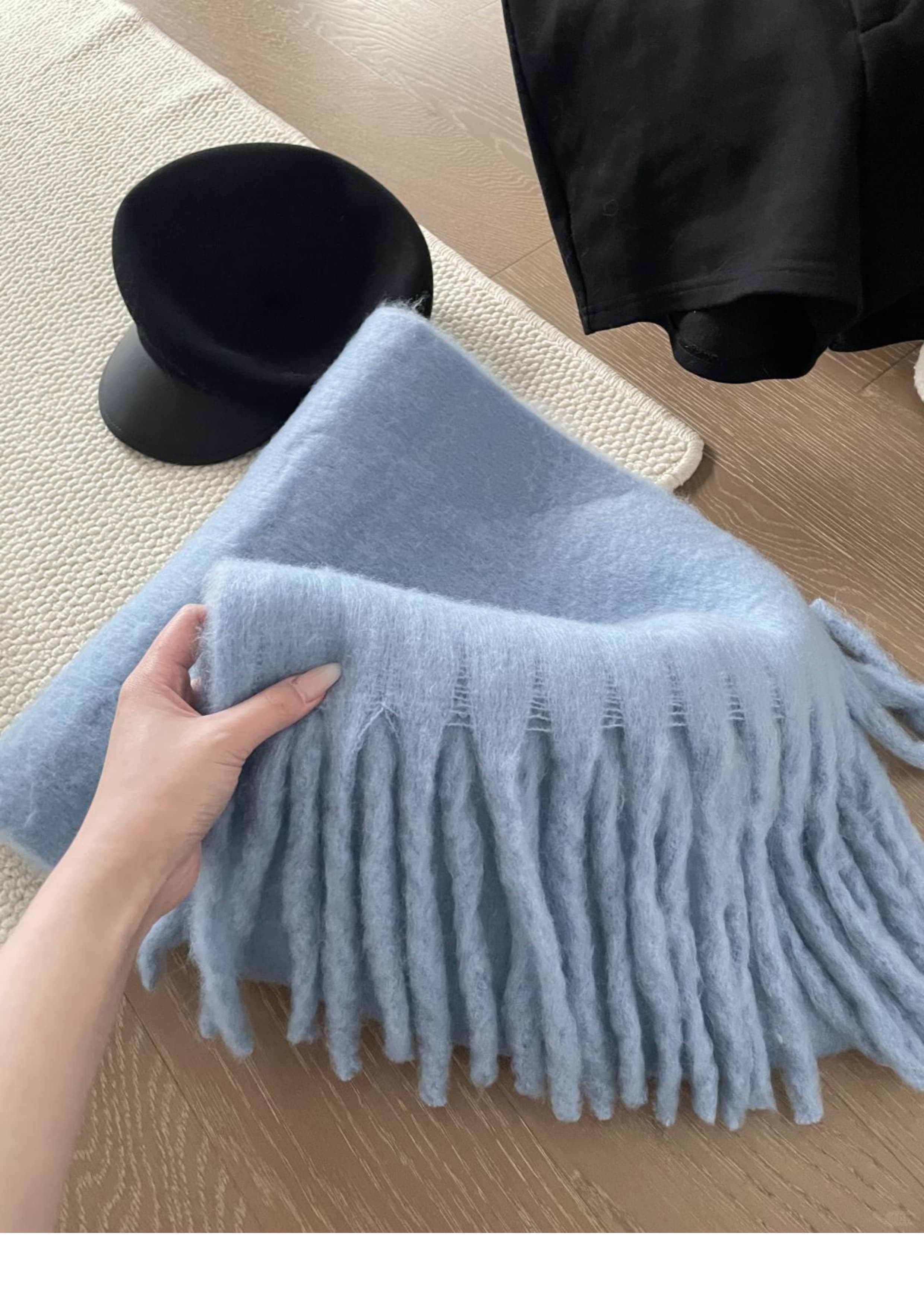 スカーフ マフラー 柔らか冬の優しさスカーフ